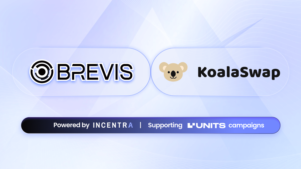KoalaSwap Launches 2M rewKOALA LP Rewards on Unit Zero, Powered by Brevis&nbsp;Incentra